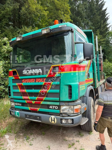 Камион Scania C 124 / 6x4 / hassis / Full Steel / Big Axle