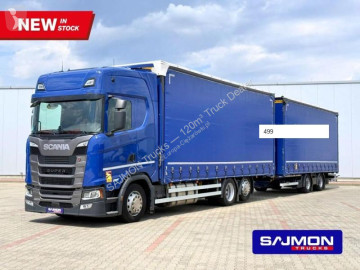 Камион Scania L SUPER / S460 / ZESTAW TANDEM 120M3 / PRZEJAZDOWY / SALON PL