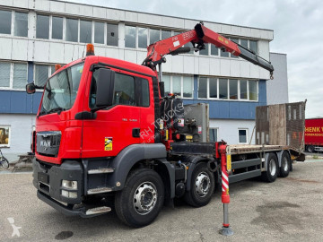 Maskinbæreren MAN TGS 35.360 8X2 + FASSI F165A 2.22 + REMOTE CONTROL + WINCH + HYDR. RAMPS