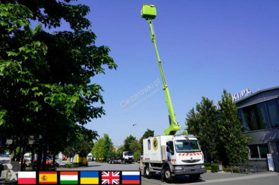 Camión plataforma elevadora telescópica Renault
