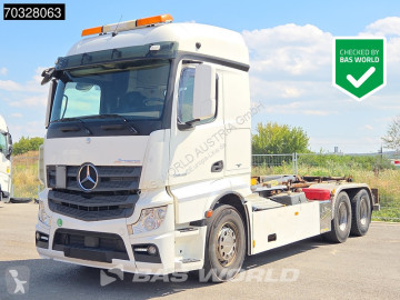 Камион Mercedes E Actros 2545 6X2 Palfinger 22t Hooklift Retarder Lift Axle Euro 6
