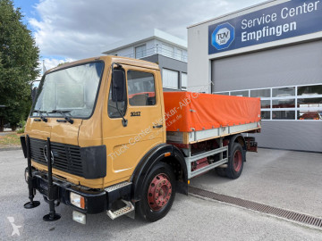 Камион Mercedes 1017 Plattendruckwagen Planen Aufbau TÜV 11 26