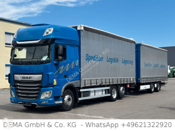 Камион DAF XF 450 & Krone ZZ ANH*KompletterZug*Lift*Edscha*