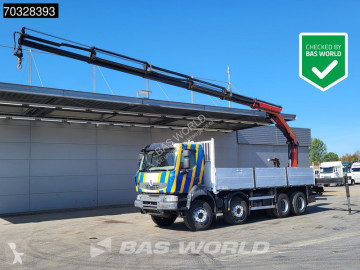 Камион Renault Kerax 430 8X4 Palfinger PK22002 EH Kran Crane Steel suspension Big-Axle Euro 5