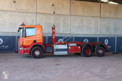 Camión portacontenedor de gancho Scania