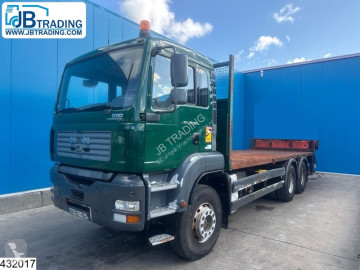 MAN flatbed truck