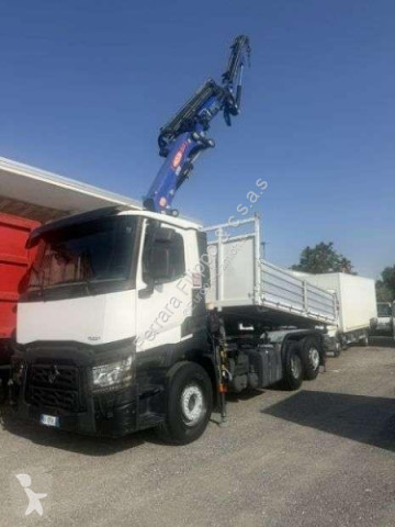 Vrachtwagen platte bak boorden Renault