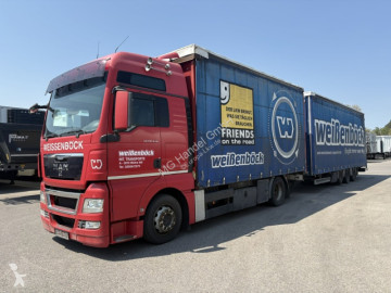 MAN TGX TGX 18.440 Euro 5, mit Scheuwimmer Tridem Zentralachsanhänger Jumbo