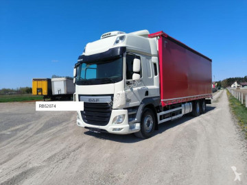 Camión DAF CF CF410/ EURO 6 /AUTOMAT/ 20 EURO PALET/ NOWE PLANDEKI/ KOSZ NA PA