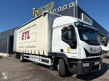 Vrachtwagen Iveco Eurocargo 160E25 + LOADLIFT + SLIDING ROOF + DOUBLE BED + EURO 6 + 16T