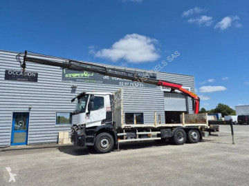 Camion grue ridelles Renault