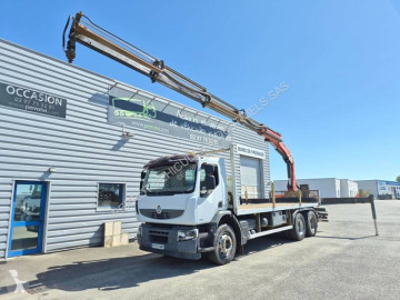 Camión grúa caja abierta Renault