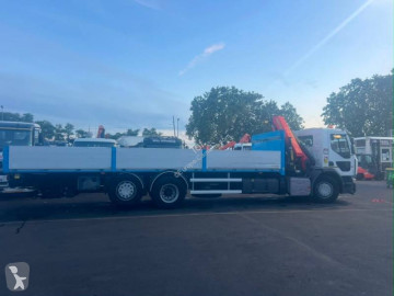 Camión grúa caja abierta Renault