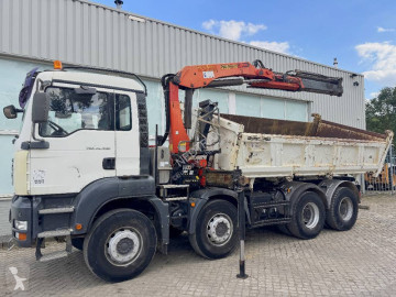 MAN three-way side tipper truck