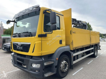 Teherautó MAN M 90 TG-M 18.290 4x2 BL Pritsche Heckkran 3xhydr.Ausschub