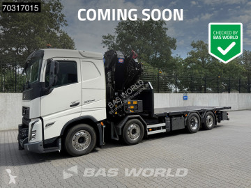 Camion Volvo F12 FH 500 8X2 COMING SOON! HMF 6120 K6 Crane + 2.5t Winch Lift+steering axle Euro 6