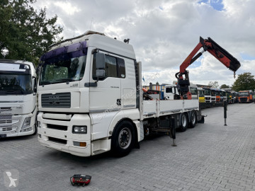 MAN dropside crane truck