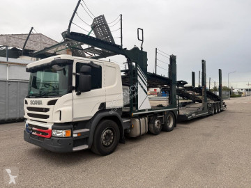 Camion Scania L P410 RHD 6X2 EURO 6 + HUNWICK 3 AXE TRAIER