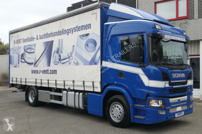 Camión Scania G 320 NS | Sliding curtains | Dhollandia 2000Kg | 449391Km | 2020 | Smart Tacho 2 | Stand Klima | Euro6-D | Belgium Truck