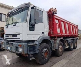 Iveco three-way side tipper truck