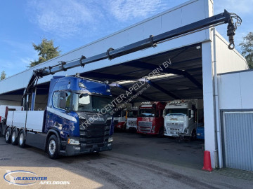 Camion grue Scania