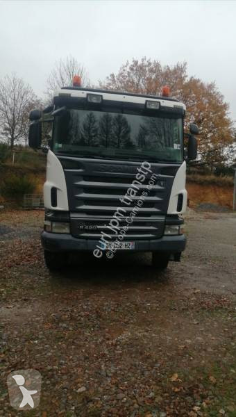 Scania two-way side tipper truck
