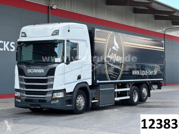 Camion plateau brasseur Scania