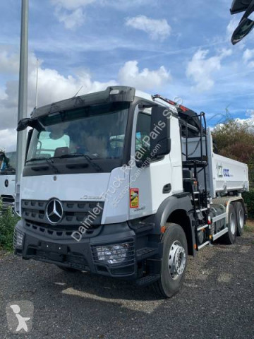New Mercedes two-way side tipper truck