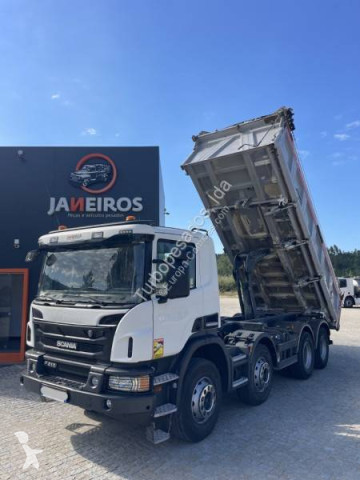 Scania two-way side tipper truck