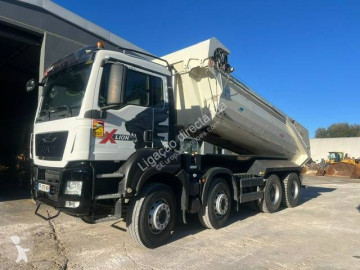 MAN half-pipe tipper truck