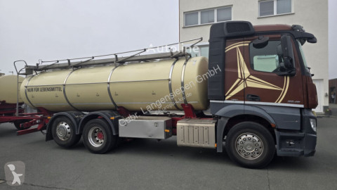 Mercedes food tanker truck