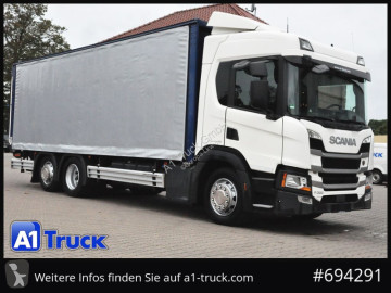 Scania beverage delivery box truck