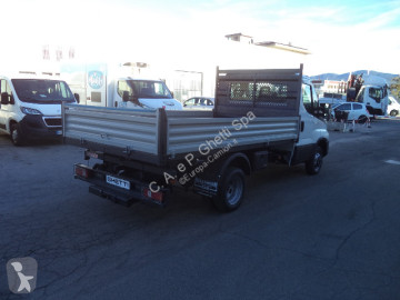 Iveco three-way side tipper truck