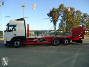 Volvo heavy equipment transport truck