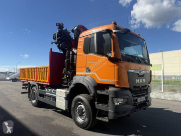 New MAN dropside crane truck