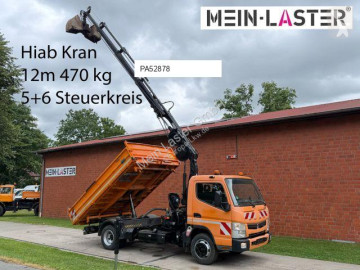 Hiab FUSO Canter 7C18 3 S-Kipper / 055 12m 500 kg FUNK truck