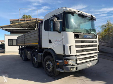 Scania three-way side tipper truck