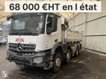 Mercedes two-way side tipper truck
