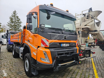 Volvo three-way side tipper truck