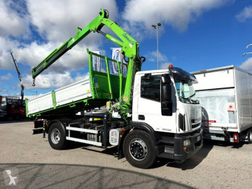 Iveco three-way side tipper truck