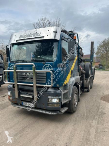 MAN timber trailer truck