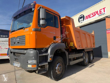 MAN half-pipe tipper truck