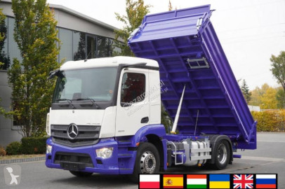 Mercedes three-way side tipper truck