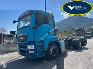MAN three-way side tipper truck