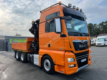 MAN dropside crane truck
