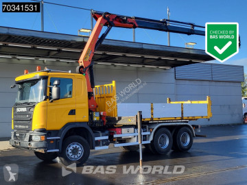 شاحنة Scania G 440 6X4 Palfinger PK18002 EH Crane Kran 7m3 Tipper Big-Axle Full Steel Euro 5