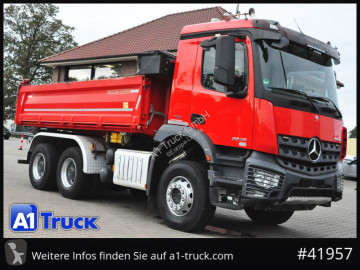 Mercedes three-way side tipper truck