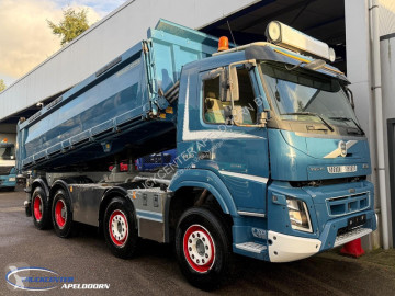 Volvo three-way side tipper truck