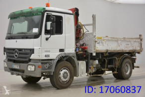 Teherautó Mercedes Actros 1832 használt hátra és egy oldalra billenő kocsi