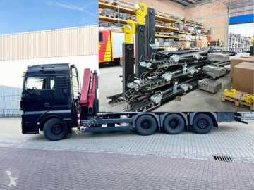 Камион MAN 35.460 TGX 35.460 8X4-4 BL TGX 35.460 8X4-4 BL, Retarder, Lenk-/Liftachse, Kran HMF 1920-K5, Funk